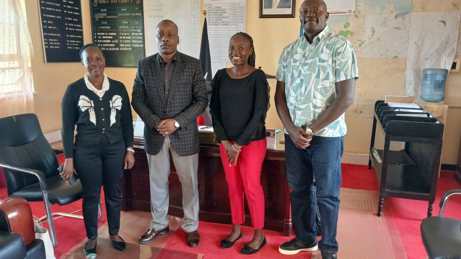 Courtesy Call to the County Commissioner